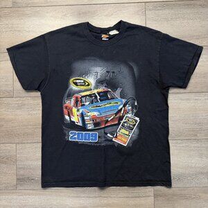 NASCAR Shirt Mens XL Black Tee 2009 Sprint Cup Series Winners Circle Adult